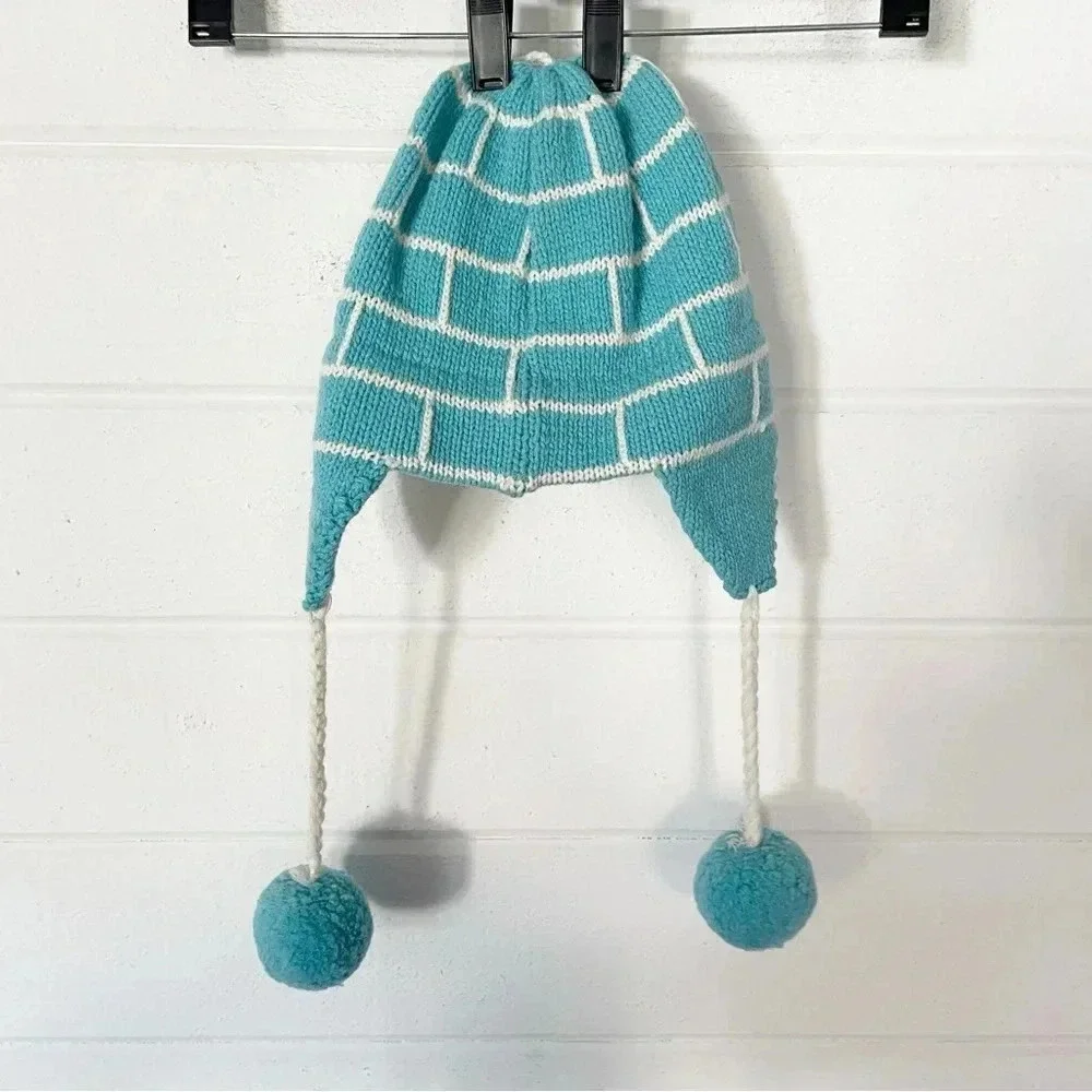 Kate Spade Kids Winter Pom Pom Wool Lined with Fleece Beanie